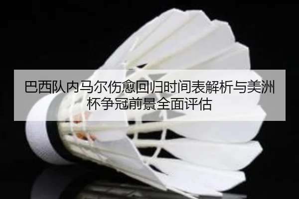 巴西队内马尔伤愈回归时间表解析与美洲杯争冠前景全面评估